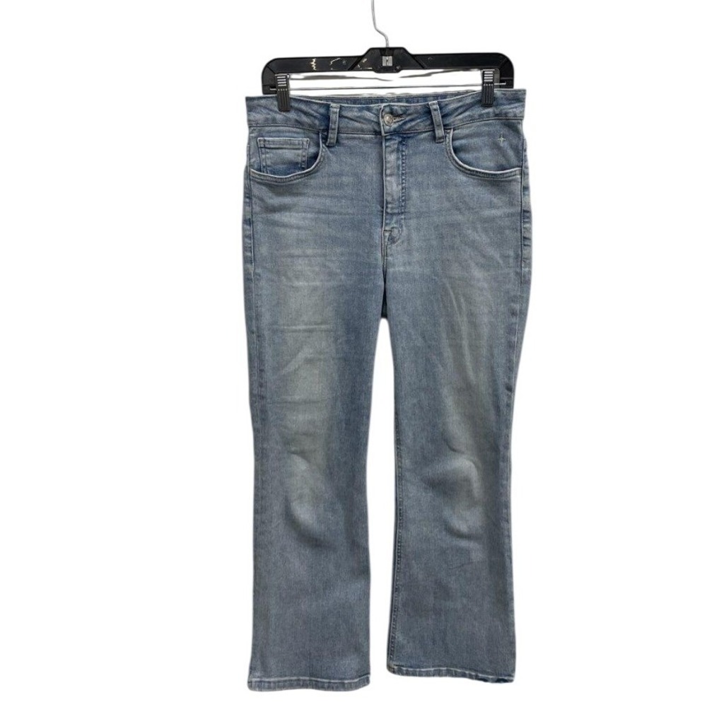 Voyageur By Mersea The Murphy Mini Bootcut Light Wash Blue Jeans Size 28